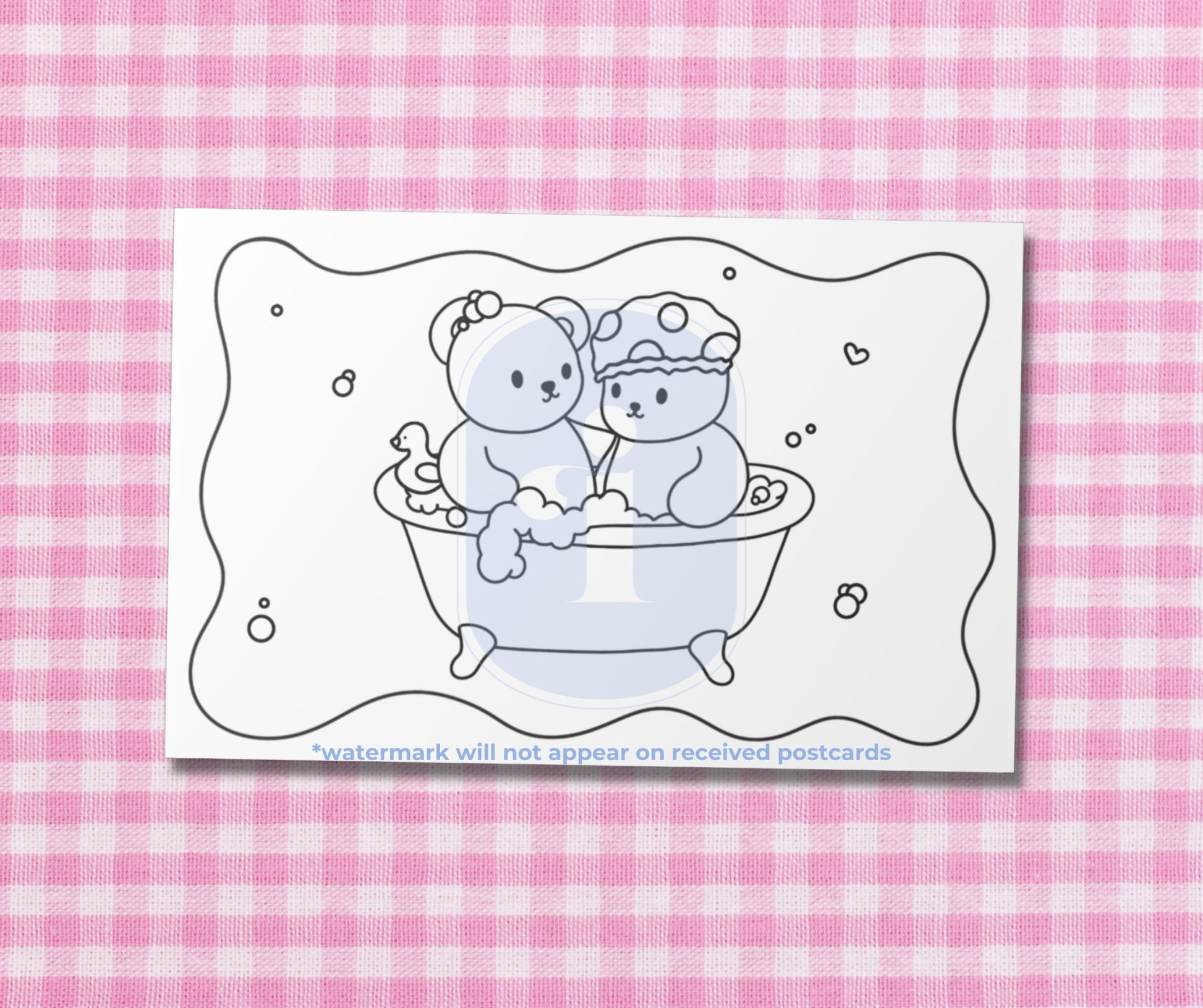 6 Valentine's Day Color - In Postcards - Plan with Inès