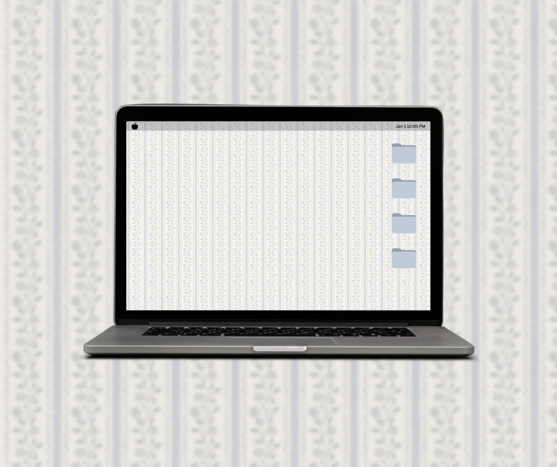 Amy Vintage Computer Wallpaper Pattern - Plan with Inès
