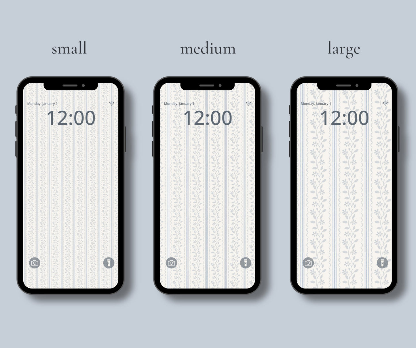 Amy Vintage Phone Wallpaper Pattern - Plan with Inès