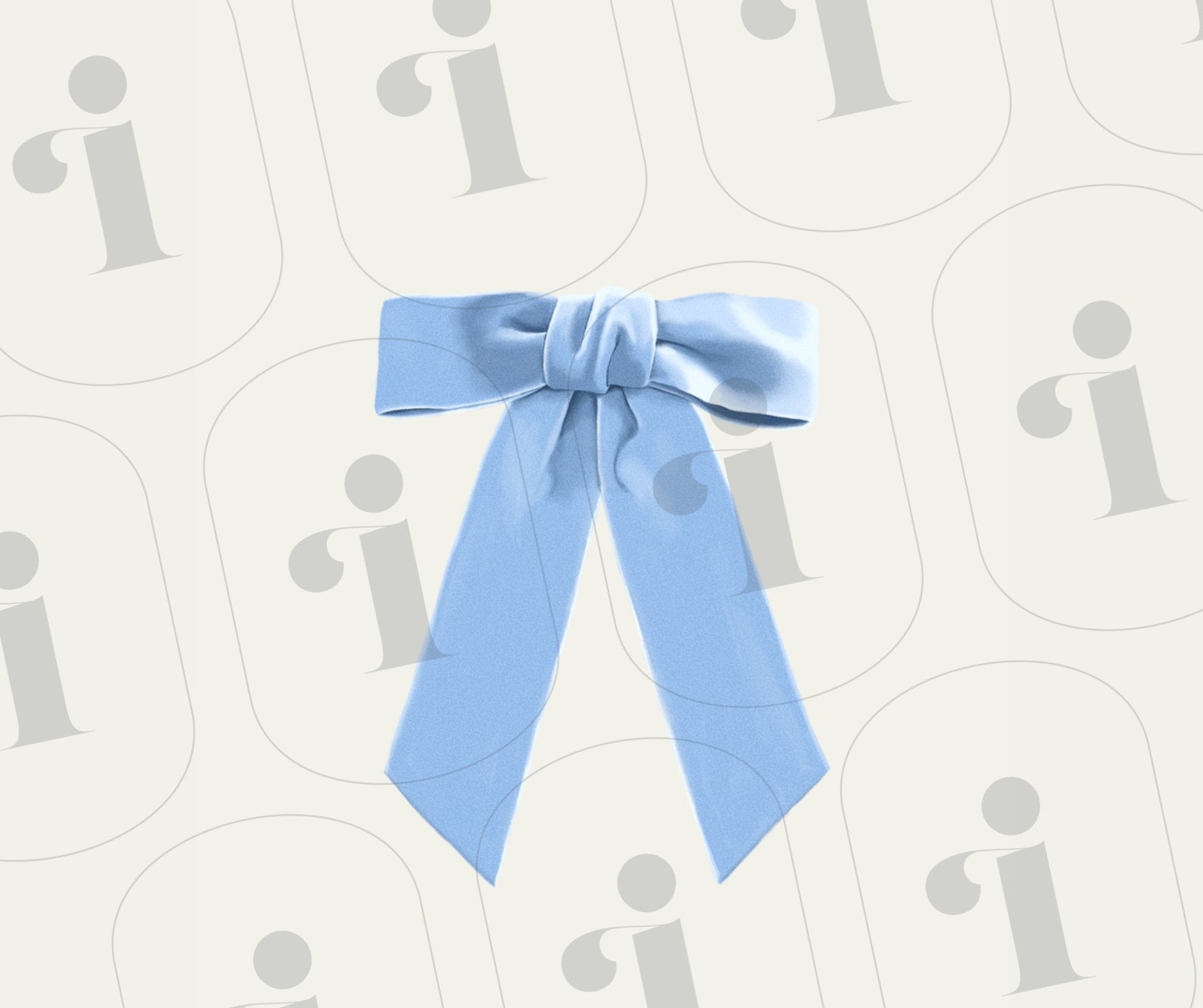 Blue Coquette Bow Phone Wallpaper - Plan with Inès