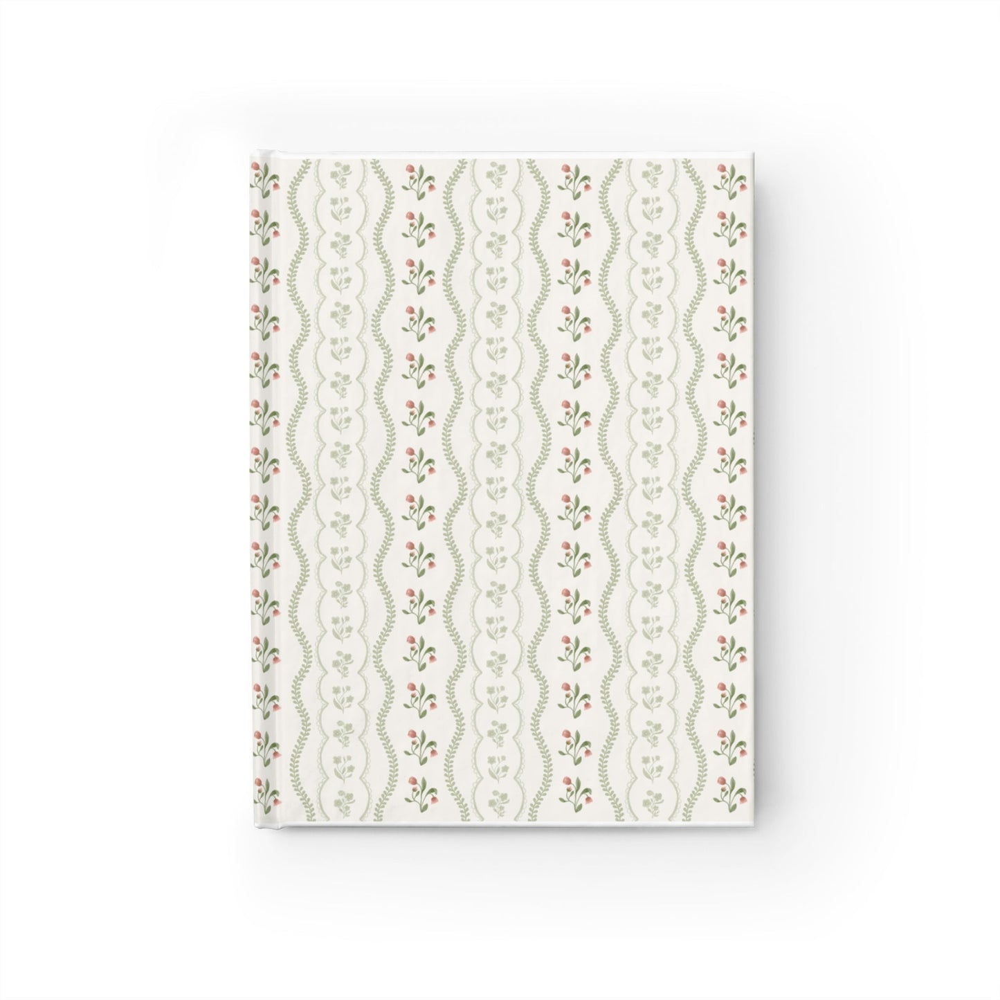 Eloise Pattern Vintage Floral Ruled Notebook - Plan with Inès