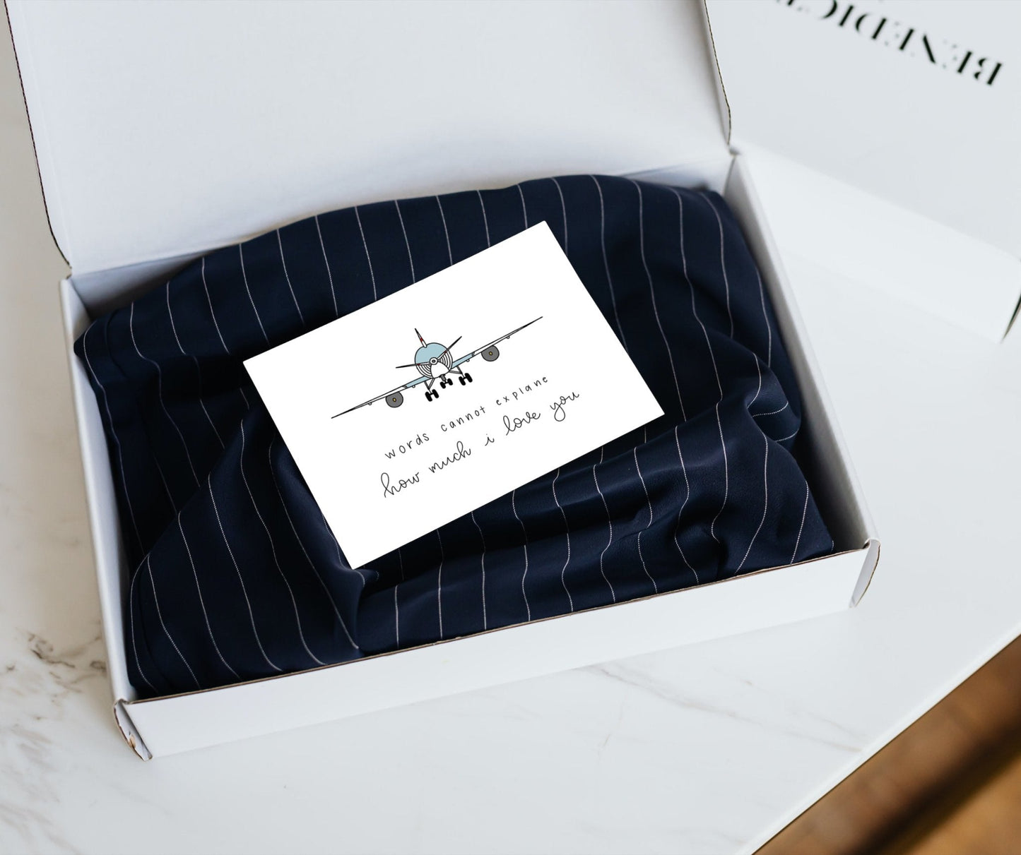 Father's Day Card Color - In Printable - Airplane - Plan with Inès