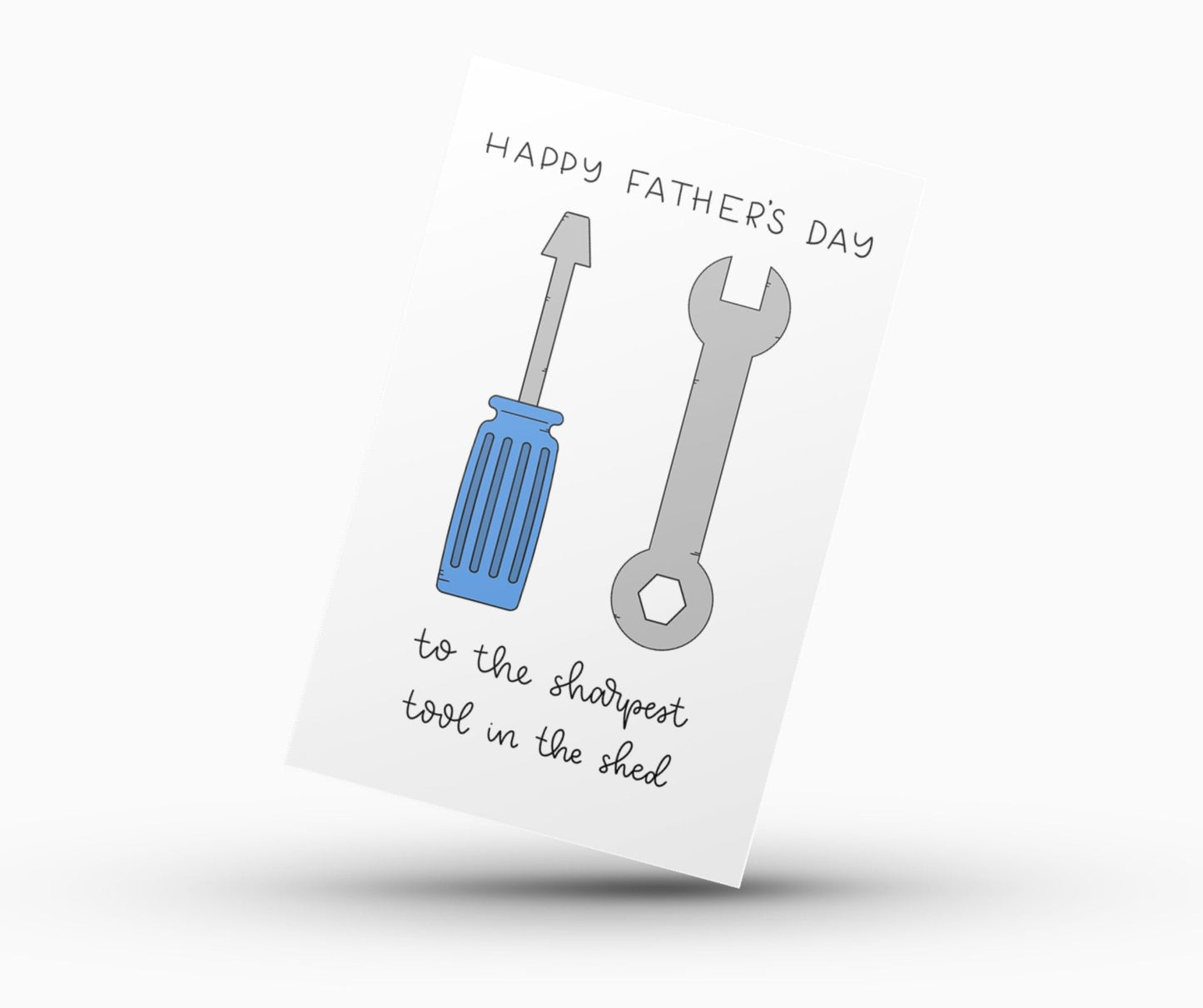 Father's Day Card Color - In Printable - Tools - Plan with Inès
