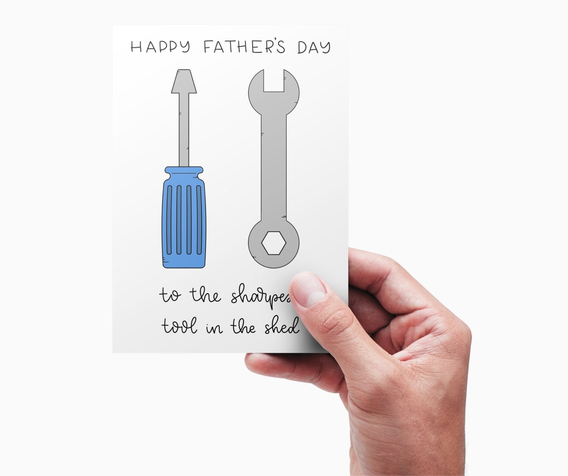 Father's Day Card Color - In Printable - Tools - Plan with Inès