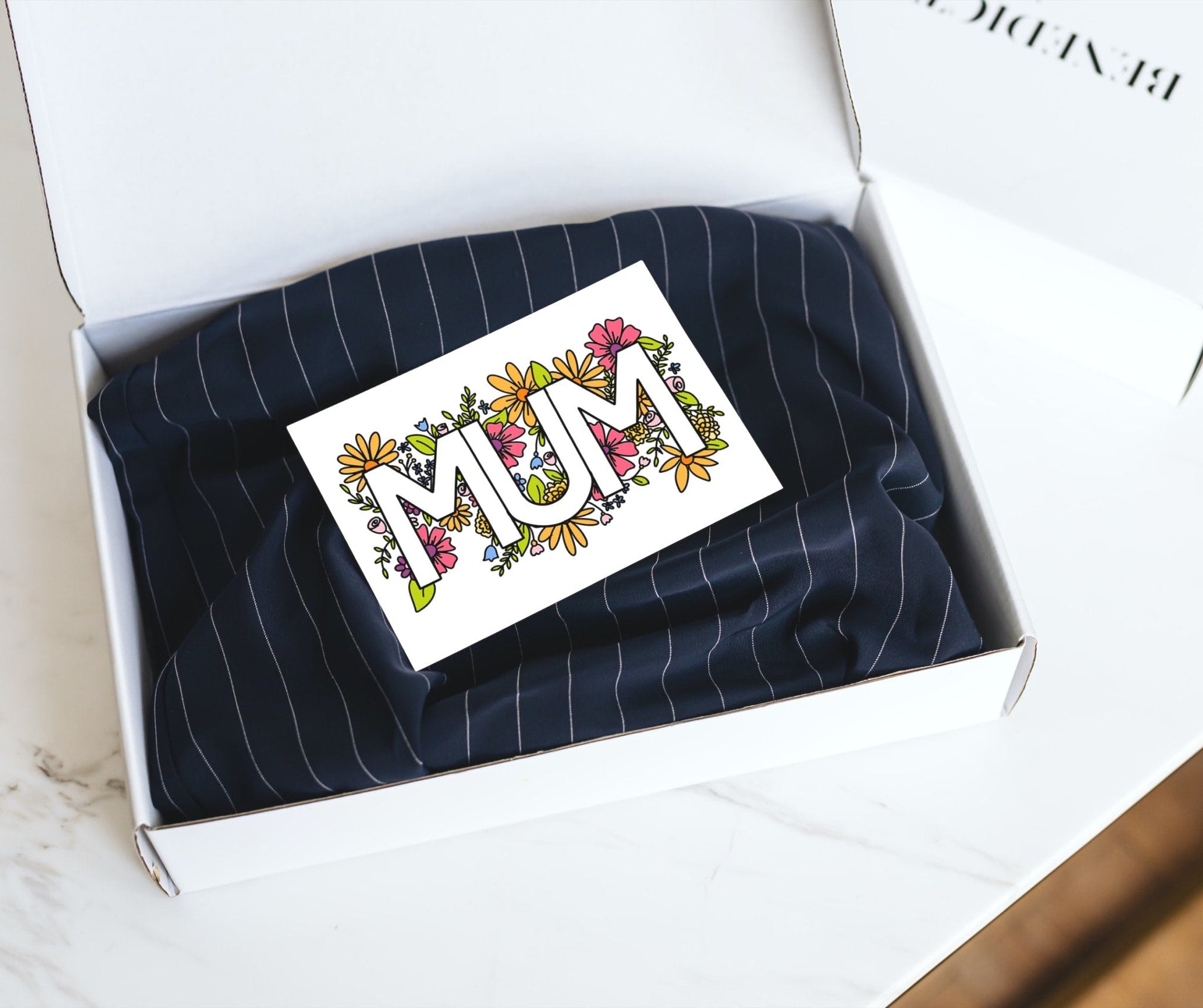 Floral Mother's Day Coloring Card - Mum - Plan with Inès