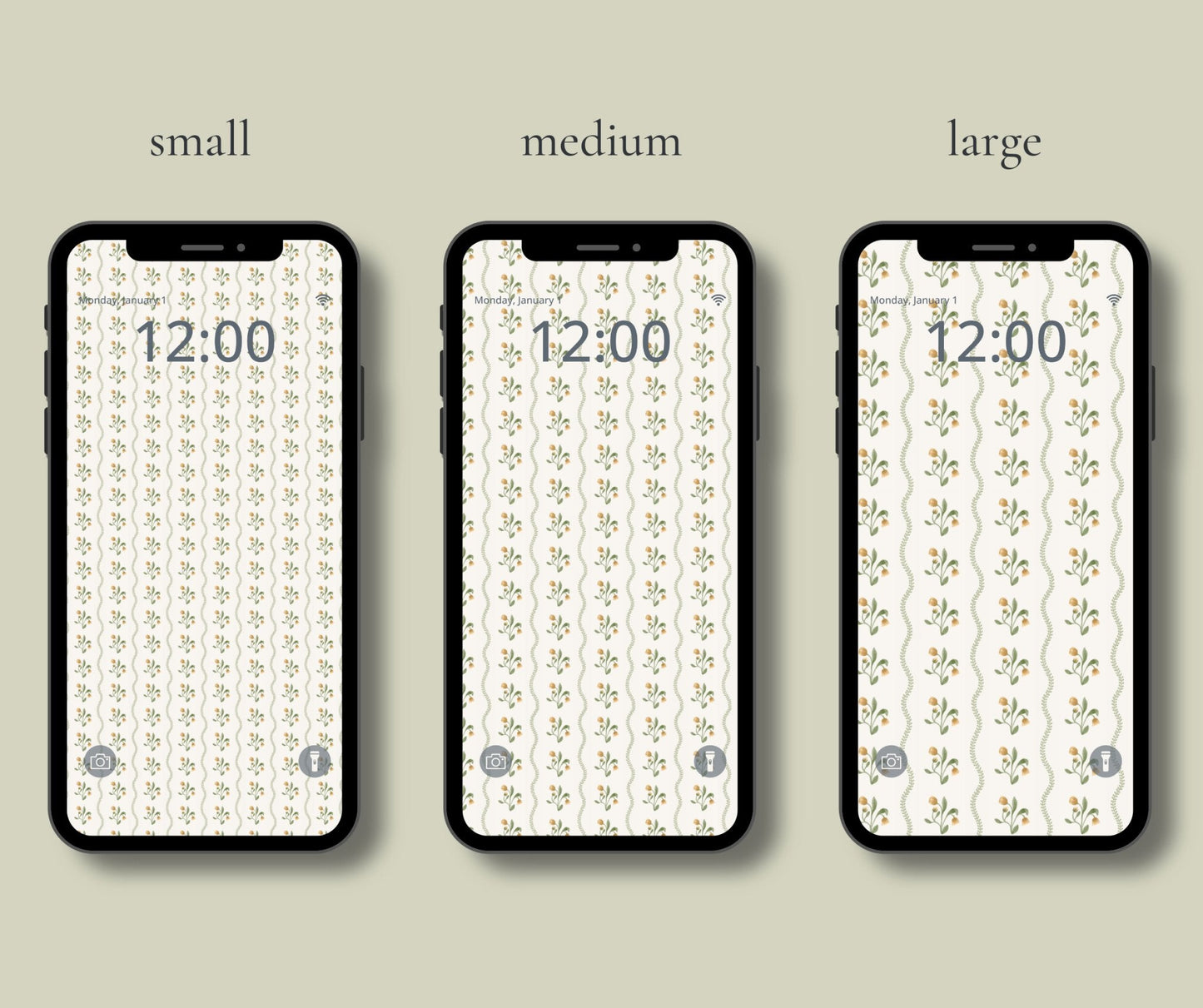 Hallie Vintage Phone Wallpaper Pattern - Plan with Inès