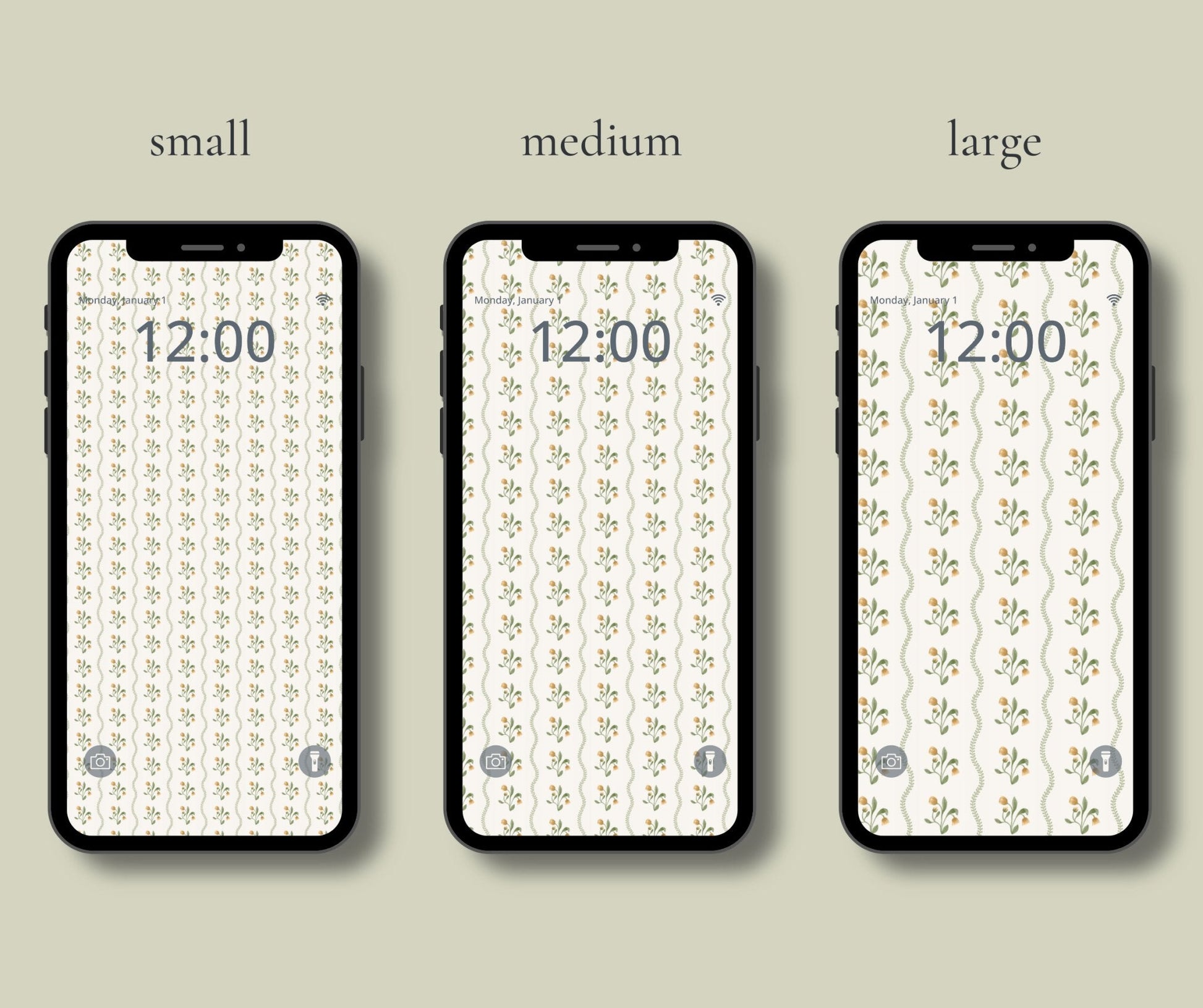 Hallie Vintage Phone Wallpaper Pattern - Plan with Inès