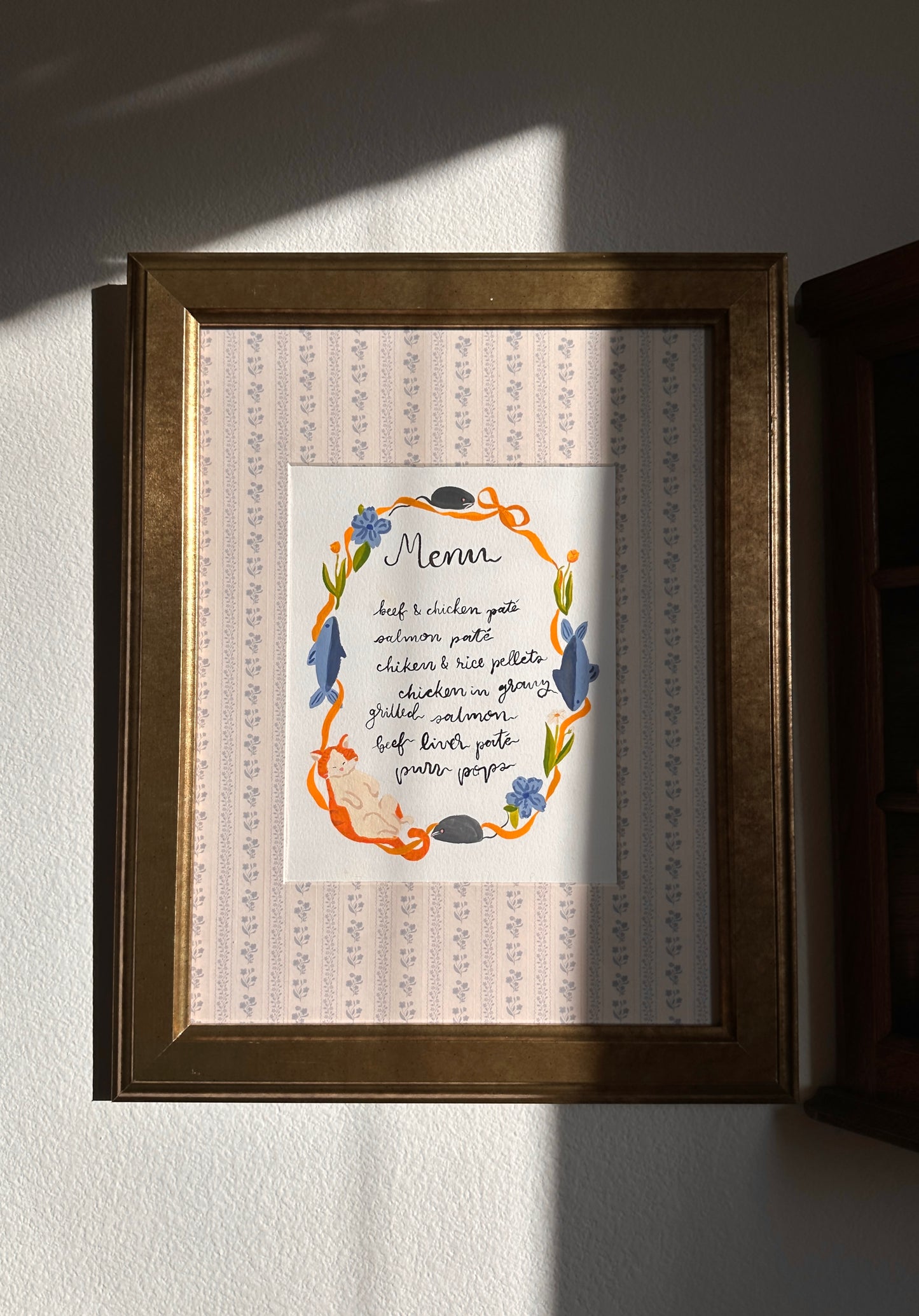 Digital Custom Hand-Drawn Pet Menu