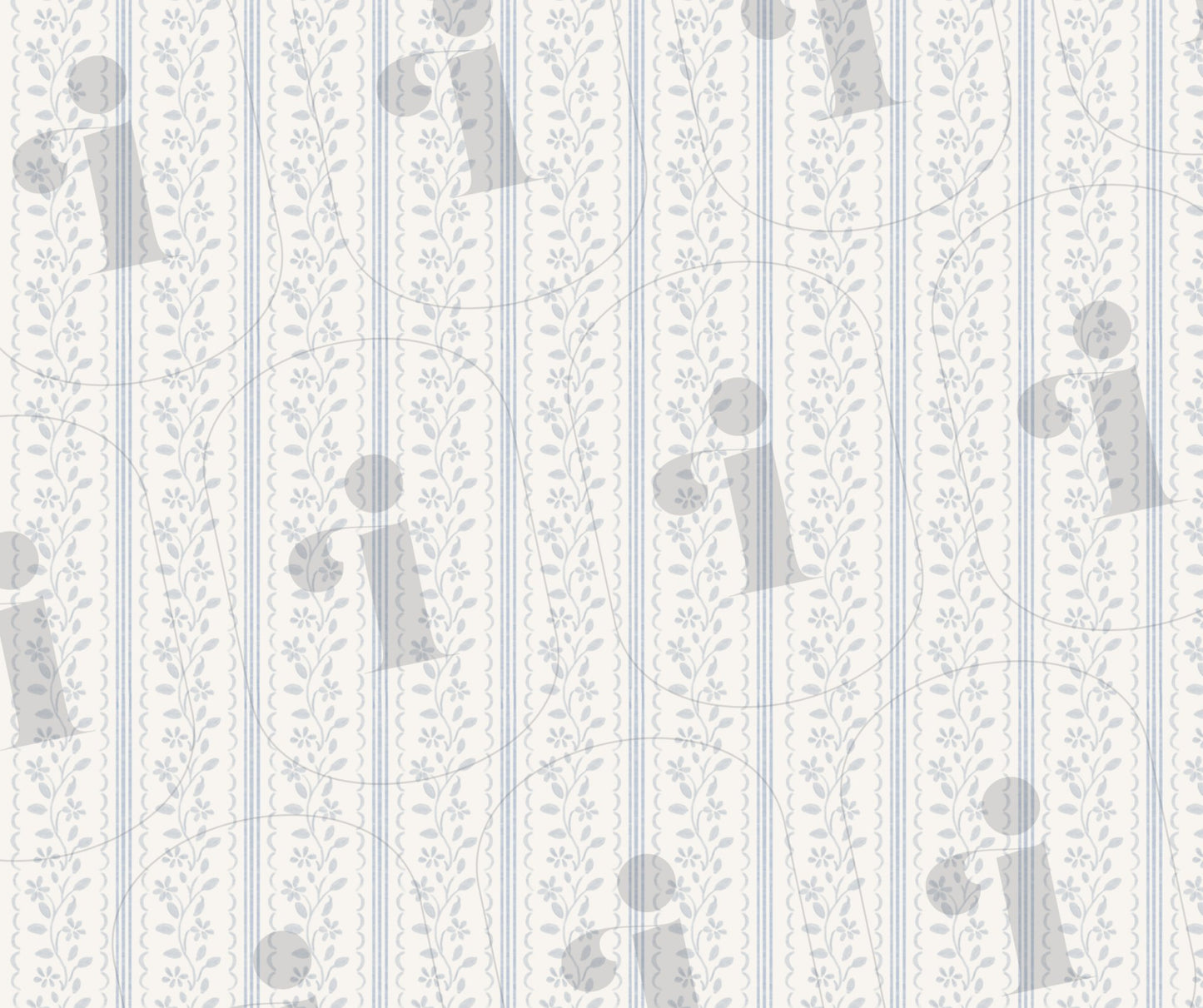 Amy Vintage Computer Wallpaper Pattern - Plan with Inès