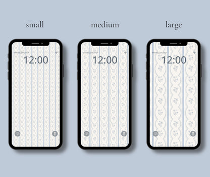 Daphne Vintage Phone Wallpaper Pattern - Plan with Inès