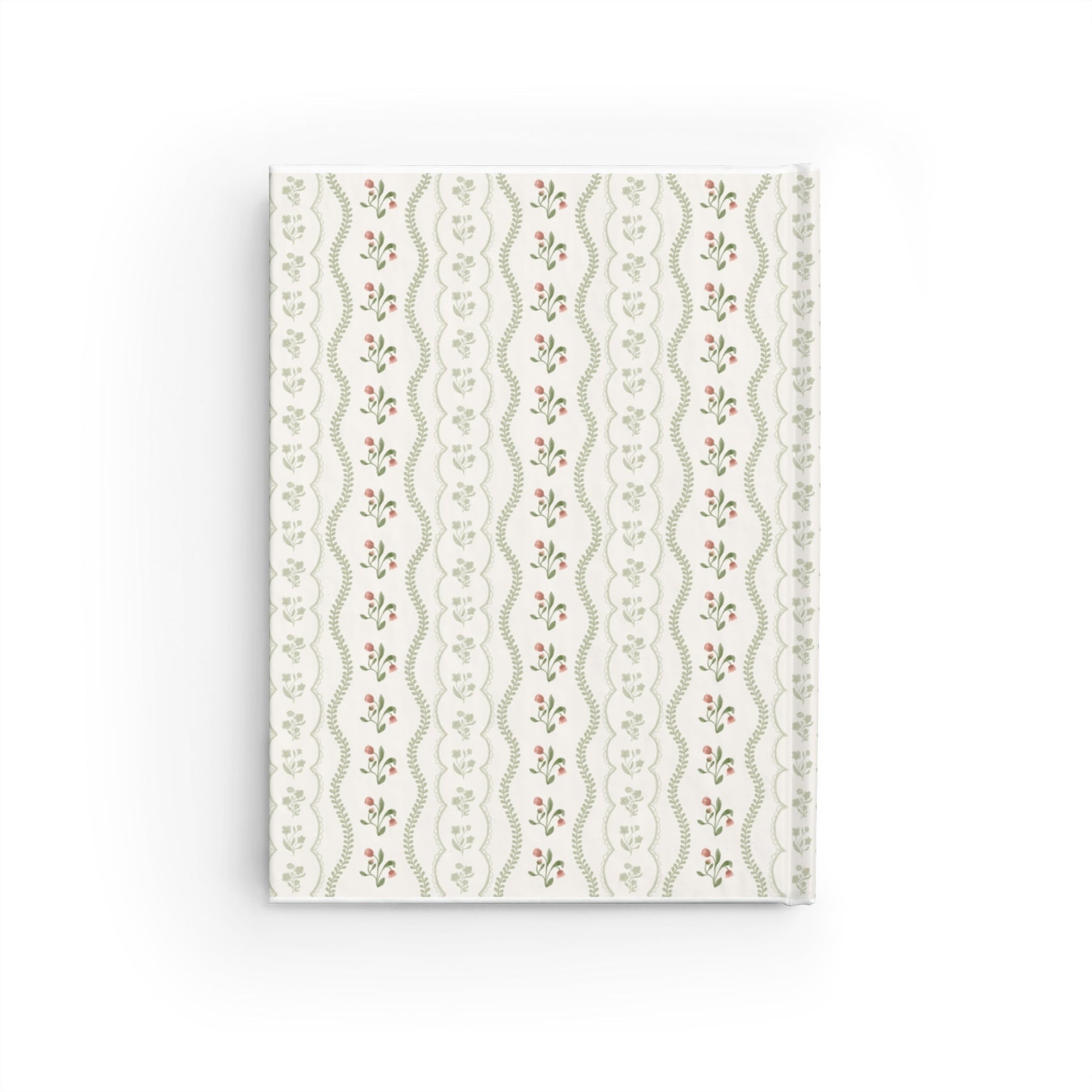 Eloise Pattern Vintage Floral Ruled Notebook - Plan with Inès