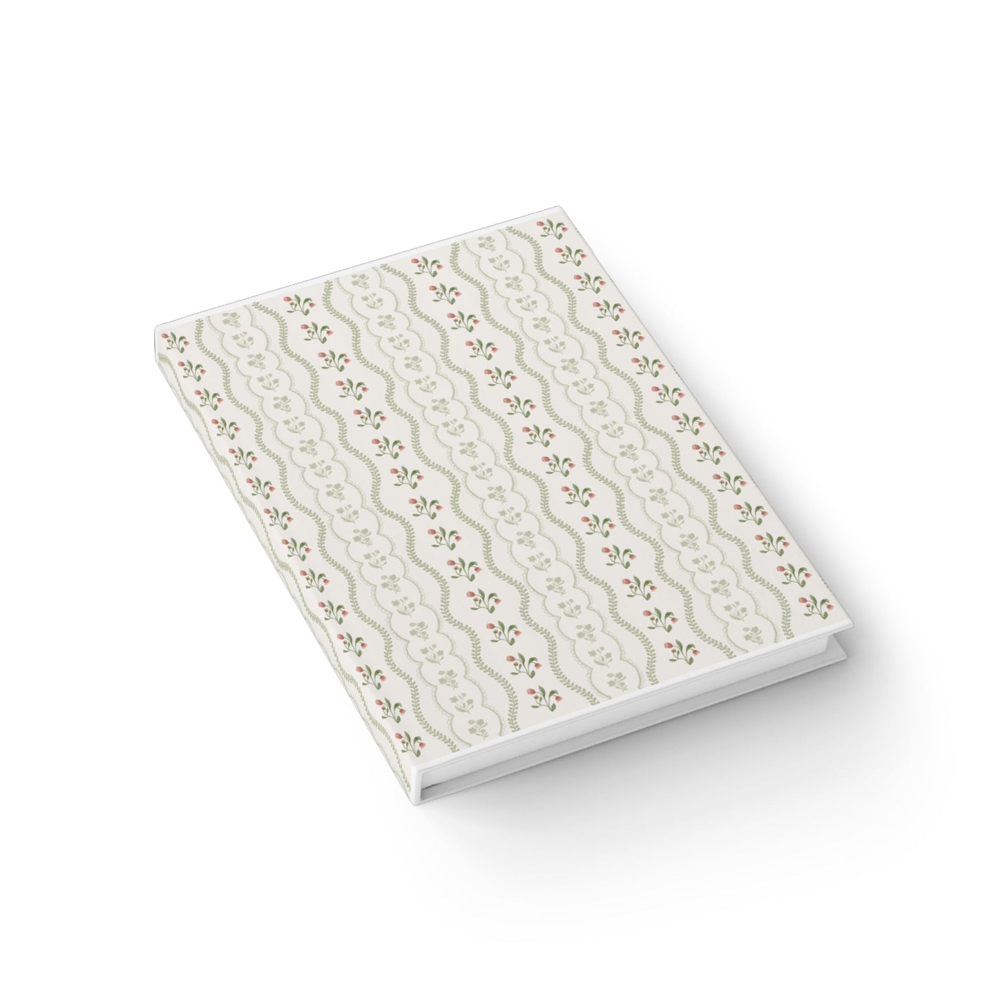 Eloise Pattern Vintage Floral Ruled Notebook - Plan with Inès