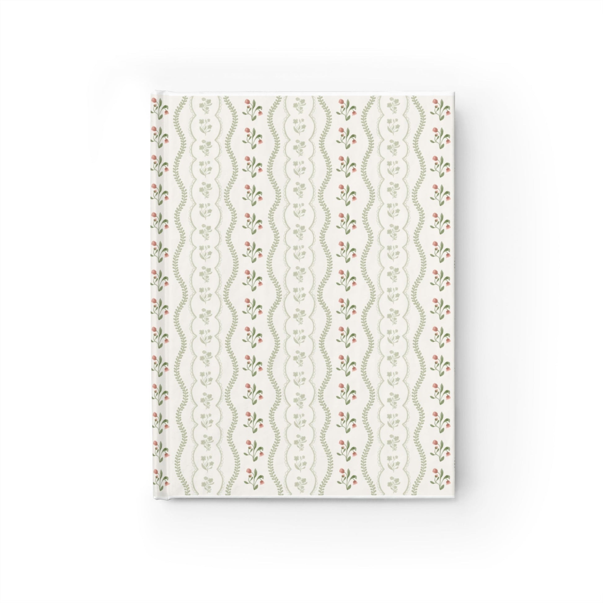 Eloise Pattern Vintage Floral Ruled Notebook - Plan with Inès