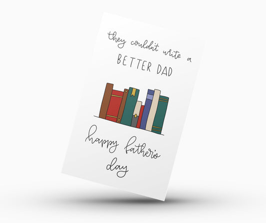 Father's Day Card Color - In Printable - Books - Plan with Inès