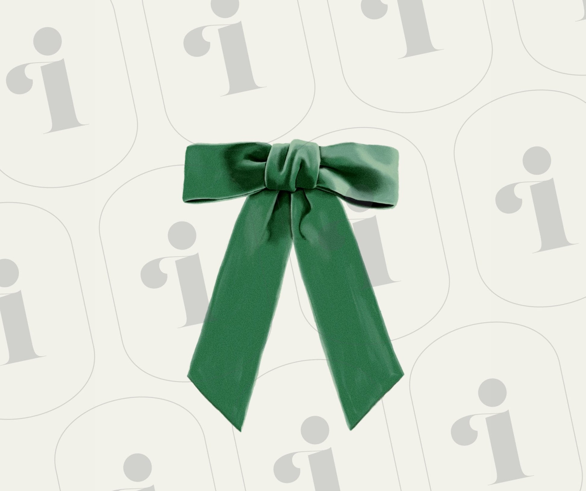 Green Coquette Bow Phone Wallpaper - Plan with Inès