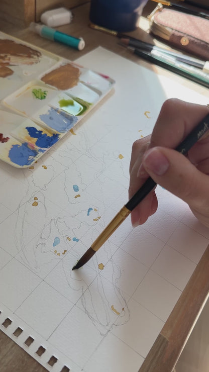 Custom Hand-Painted Golf Course Artwork