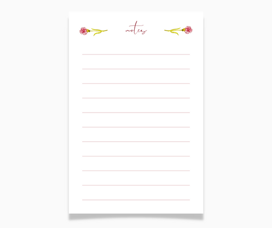 Carnation Floral Note Pad - Post-it®
